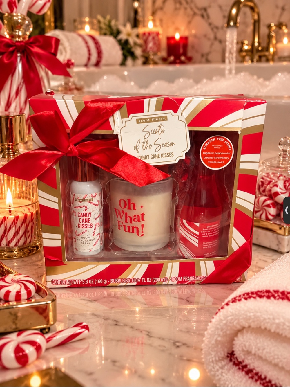 Candy Cane Kisses Gift Set